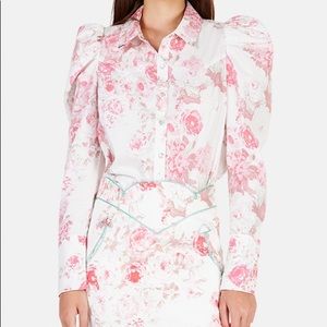 For Love and Lemons Saratoga Floral Blouse
